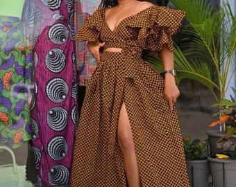 African Skirt Set,African Two Piece Set,African Skirt And Top,African Clothing For Women,Ankara Skirt Set,African Skirt And Blouse Clothing