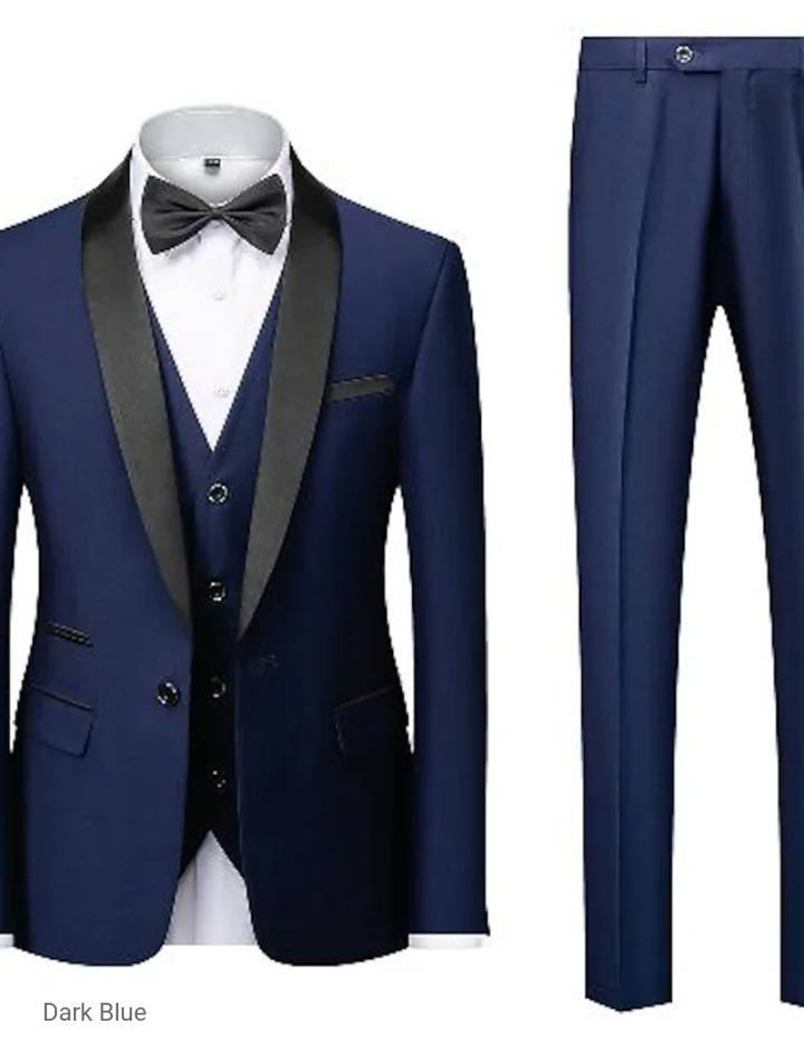 Dark Blue Wedding Suit for Men/navy Blue Suit/custom Made Suit for Men — free download