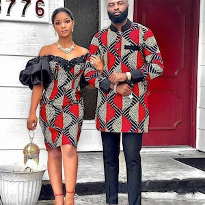 African Clothing For Couples/African Matching Outfits For Couples/African Couples Attire/Couple&#39;s Outfit/African Native Clothing for Couples