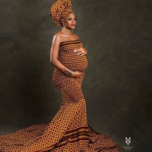 African Maternity Outfit 
