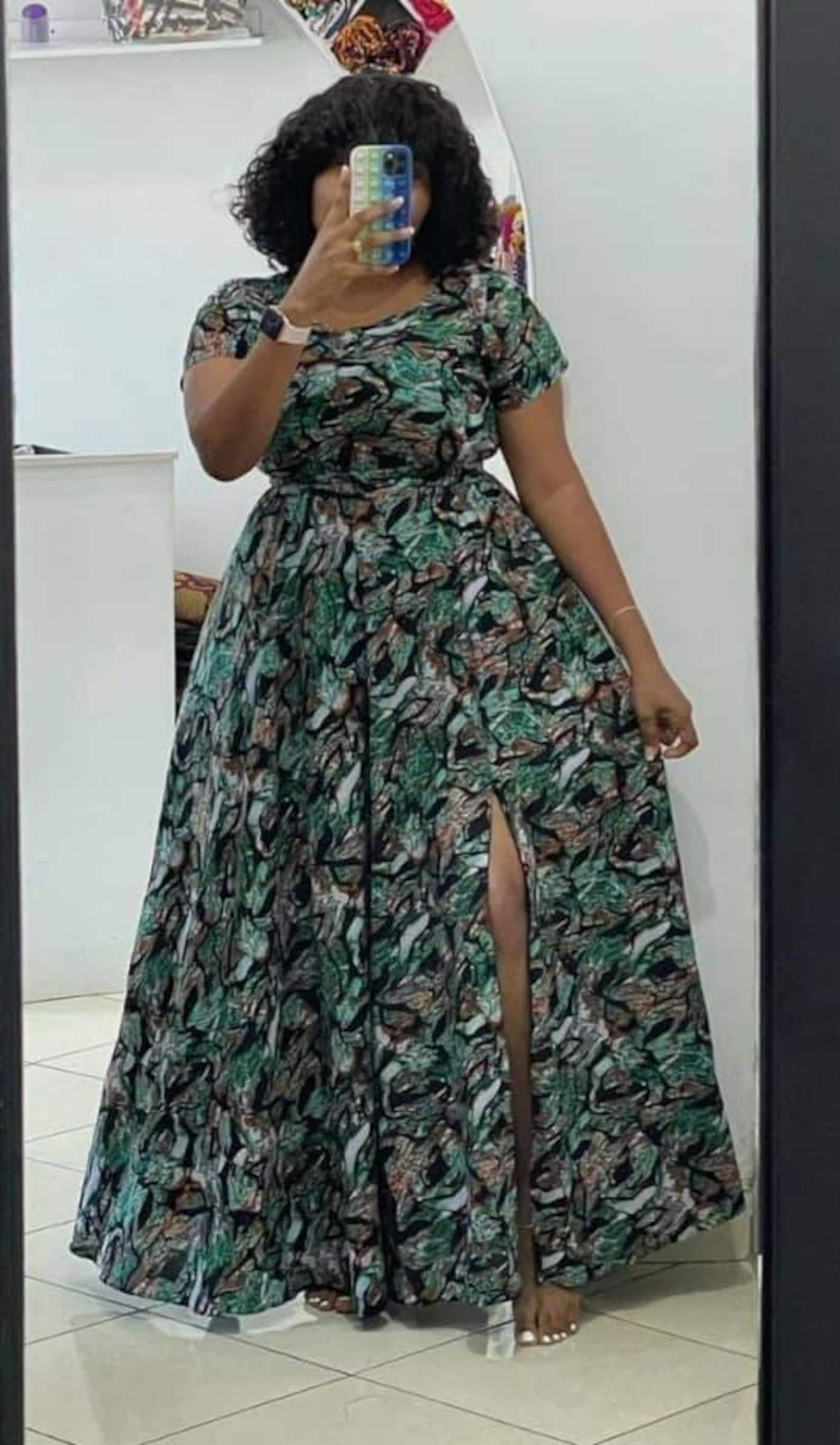 African Plus Size Dress,african Dress,african Maxi Dress, African Maxi ...