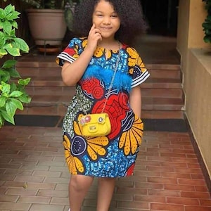 African Girls Dress/African Clothing for Girls/African Girls Birthday Dress/Girls Pageant Dresses/African Dresses For Kids/Baby Girl Dress