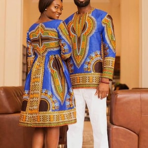 African Clothing For Couples/African Matching Outfits For Couples/African Couples Attire/Couple&#39;s Outfit/African Native Clothing for Couples