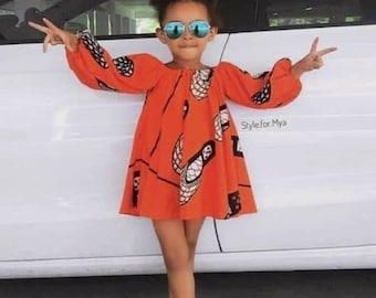 African Girls Dress/African Clothing for Girls/African Girls Birthday Dress/Girls Pageant Dresses/African Dresses For Kids/Baby Girl Dress