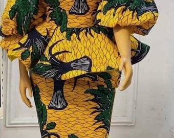 African Skirt Set,African Two Piece Set,African Skirt And Top,African Clothing For Women,Ankara Skirt Set,African Skirt And Blouse Clothing