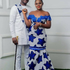 African Clothing For Couples/African Matching Outfits For Couples/African Couples Attire/Couple&#39;s Outfit/African Native Clothing for Couples