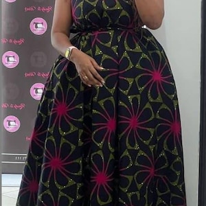 African Maxi Dress,African Plus Size Maxi Dress,African Clothing For Women, African Dress,African Maxi Dress For Women,African Print Dress