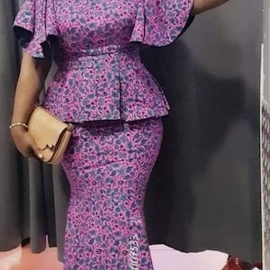 African Skirt Set,African Two Piece Set,African Skirt And Top,African Clothing For Women,Ankara Skirt Set,African Skirt And Blouse Clothing
