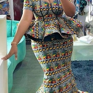 African Skirt Set,African Two Piece Set,African Skirt And Top,African Clothing For Women,Ankara Skirt Set,African Skirt And Blouse Clothing