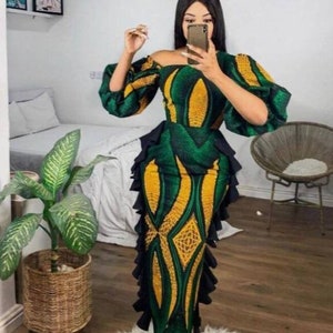 African Maxi Dress,African Dress,Ankara Maxi Gown, African Maxi Dresses For Women,African Clothing For Women,African Print Maxi Dress