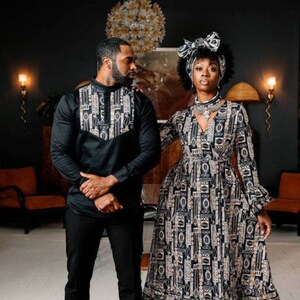 African Clothing For Couples/African Matching Outfits For Couples/African Couples Attire/Couple&#39;s Outfit/African Native Clothing for Couples