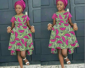 African Girls Dress/African Clothing for Girls/African Girls Birthday Dress/Girls Pageant Dresses/African Dresses For Kids/Baby Girl Dress