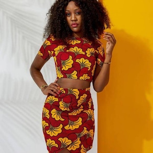 African Two Pieces Summer Clothing For Women/Africa  Two Pieces Summer Attire/African Clothing for Women/African Two Pieces Attire for Women