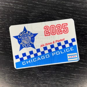 Chicago Police 2025 3” Supporter Sticker Decal PBA Trooper CPD Family Fraternal Order of Police FOP il Card Officer
