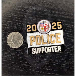 California Highway Patrol Supporter State Police Sticker Decal CHP FOP CA