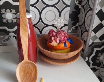 Wooden spoon, wooden spoon, handmade wooden spoon