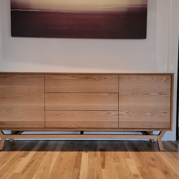 Modern Media Console / Credenza Leg MDF Template