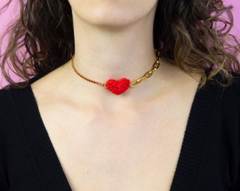 Collana choker catena swarovski Love: Unchained