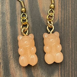 Gummy Bear Earrings - 4 Colors! Boho Jewelry, bear jewelry, minimalist, jewelry, dangle drop earrings, teen jewelry, gummy bears