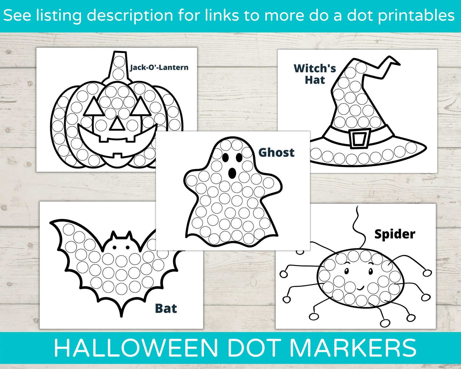 Fall Dot Marker Printables/ Do a Dot Printable/ Toddler Activity