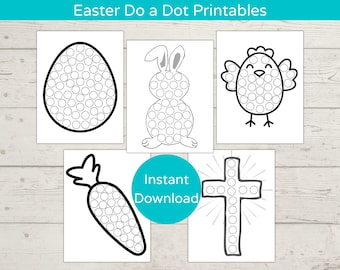 Ostern Dot Marker Printables / Do einen Punkt druckbar / Ostern Aktivität / Ostern Dot Marker / Punktmarker Aktivität