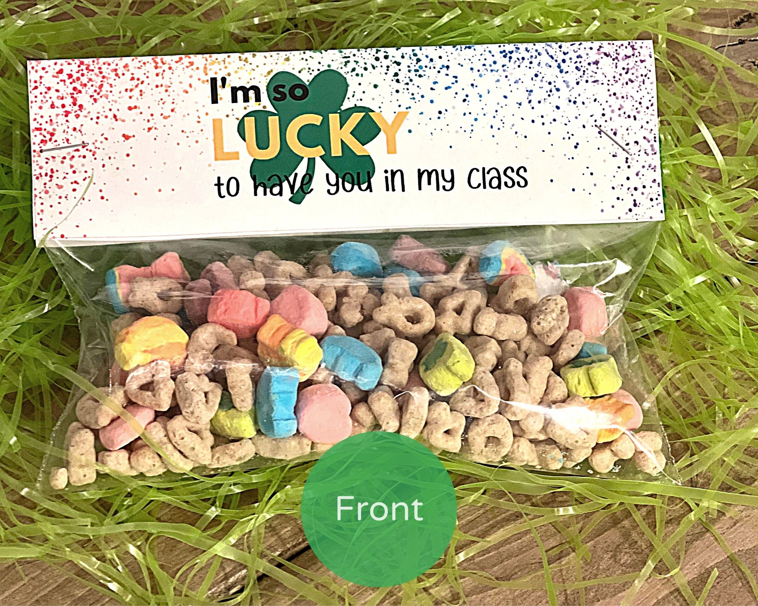 St. Patrick's Day Printable Bag Topper/ Classroom Printable Bag Topper ...