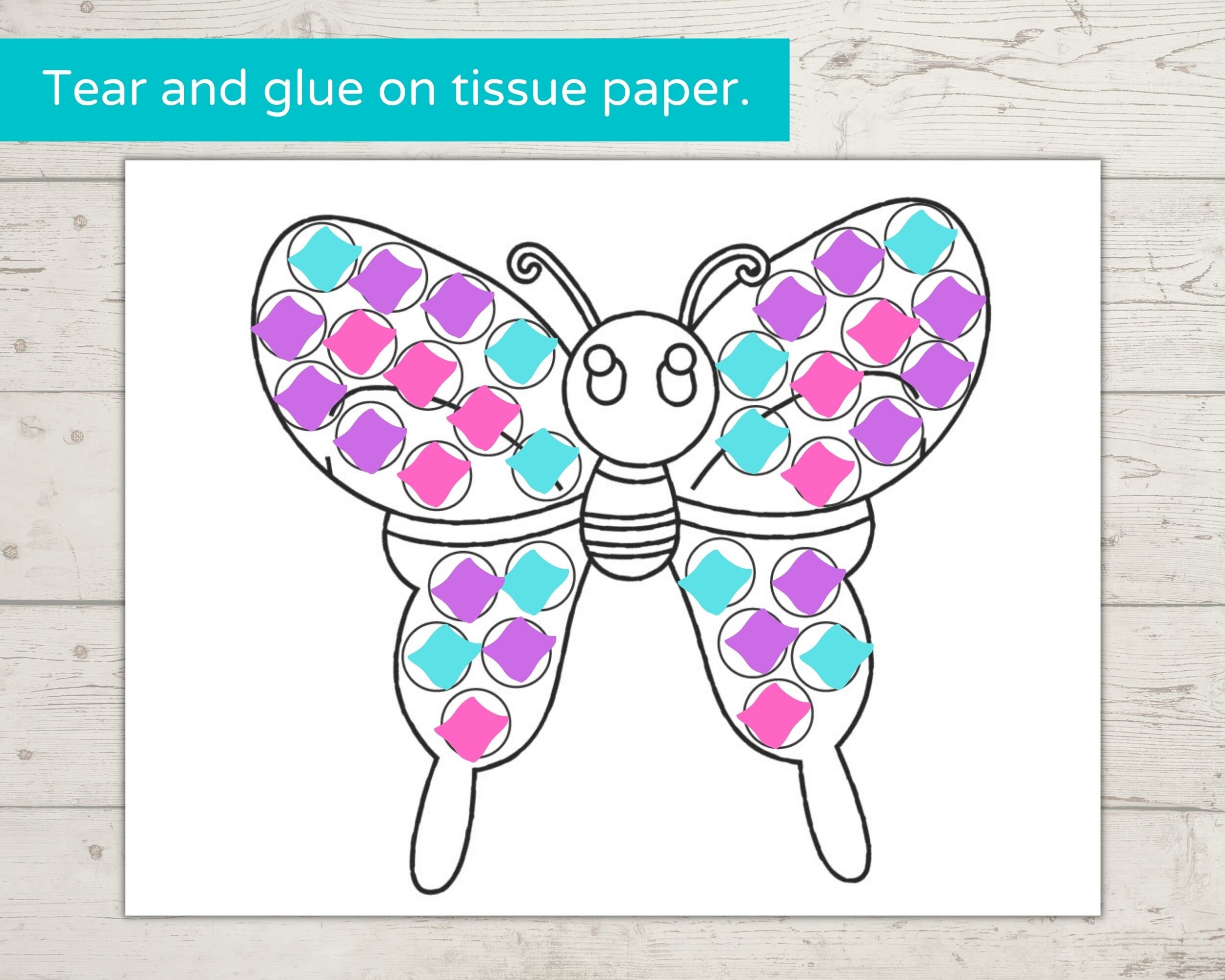 Butterfly Unit Dot Marker Printables/ Do a Dot Printable/ Butterfly