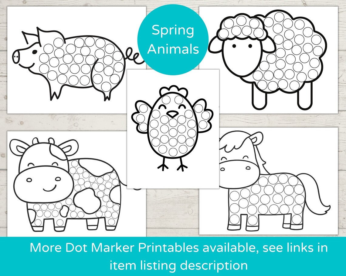 Butterfly Unit Dot Marker Printables/ Do a Dot Printable/ Butterfly ...