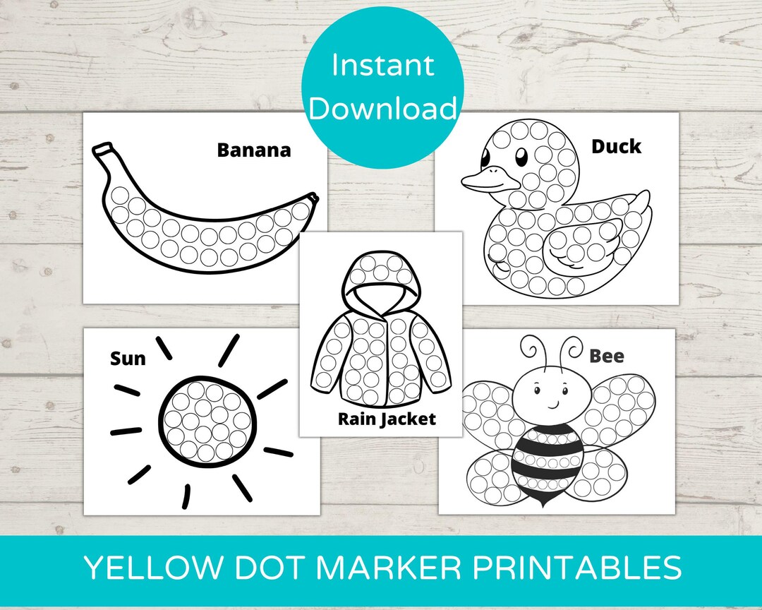 color-yellow-dot-marker-printables-do-a-dot-printable-toddler-activity-color-dot-art-yellow-dot-marker-activity-etsy for Free Printable Preschool Do A Dot Art Printables Color Yellow Dot Marker Printables/ Do a Dot Printable/ Toddler Activity/ Color Dot Art/ Yellow Dot Marker Activity - Etsy for Free Printable Preschool Do A Dot Art Printables