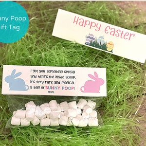 Bunny Poop Printable Bag Topper/ Easter Printable Bag Topper/ Bunny ...