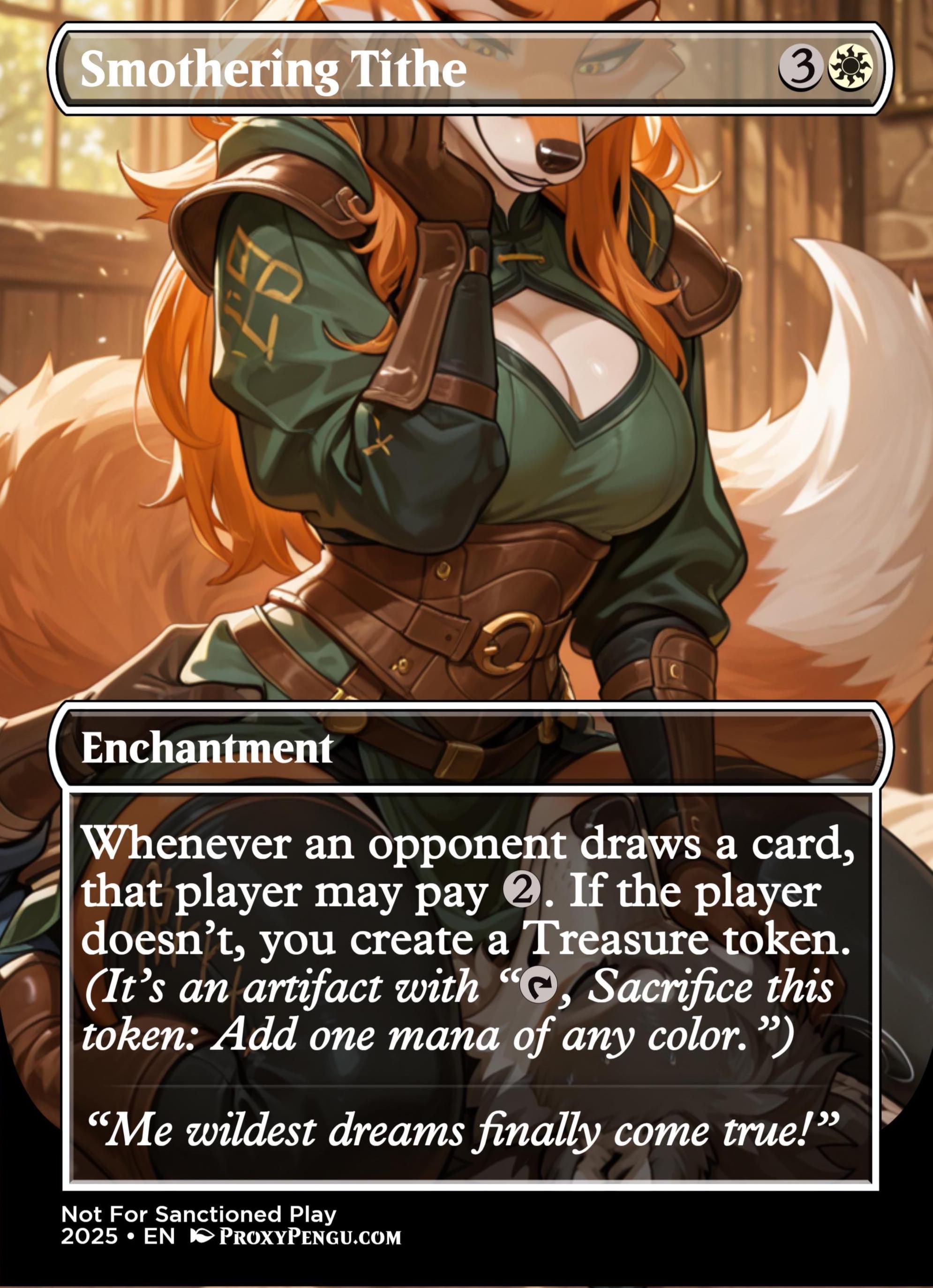 Smothering Tithe #A - MTG Proxy - Abyss Proxy Shop: Enhance Your