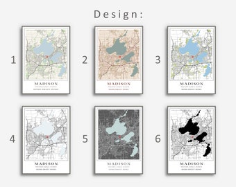 Carte personnalisée | Impression du plan de la ville | Affiche de voyage | Cadeau d'anniversaire | Cadeau de mariage personnalisé | La carte de notre première maison | Carte imprimable | TÉLÉCHARGEMENT NUMÉRIQUE