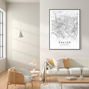 Exeter Map, United Kingdom - City Map With High Details - Instant ...