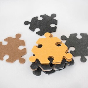 Filzteppich COZY PUZZLE perfektes Geschenk für Kinder WohndekorAtion Innenteppich Bild 2