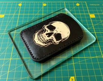 Leather card holder. Handmade wallet