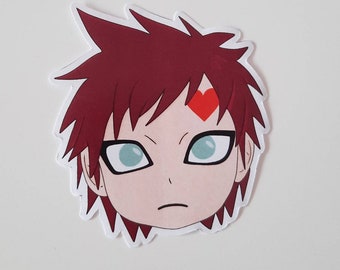 GAARA NARUTO SHIPPUDEN ANIME CAR PEEKER STICKER