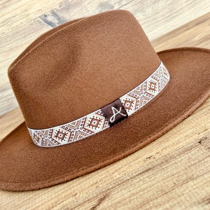 Hatband for men and women, Custom Western style cowboy hat bands, Customized panoma hat band