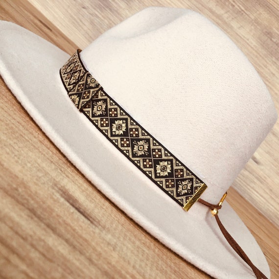 Cowboy Hat Belt Hatband Colors Brown Gold Light Brown Etsy