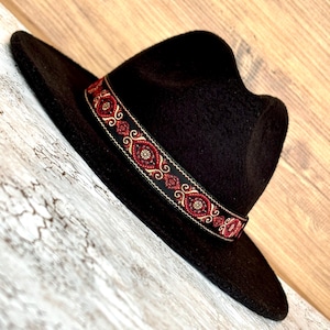 Hatbands for Fedora hats, Cowboy Hat Band, Western Hatband, Adjustable Hatband, Custom Hat Band, Handmade Hat Belt