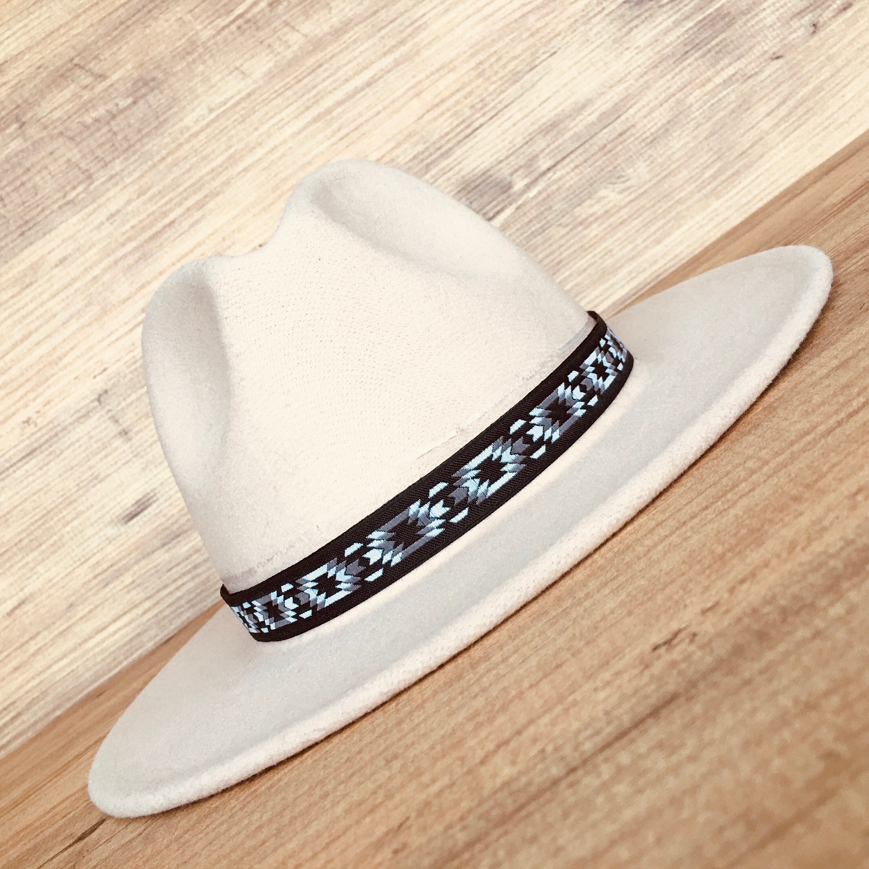 Gray, Black and White Cowboy Hat Band, Western Hatband - Etsy display picture 2