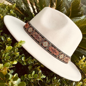 Western Hat band, Cowboy hat band adjustable to any type of hats, Unisex Fedora Hat Jewelry, Mens Western Hat Belt, Women Hat Accessories,