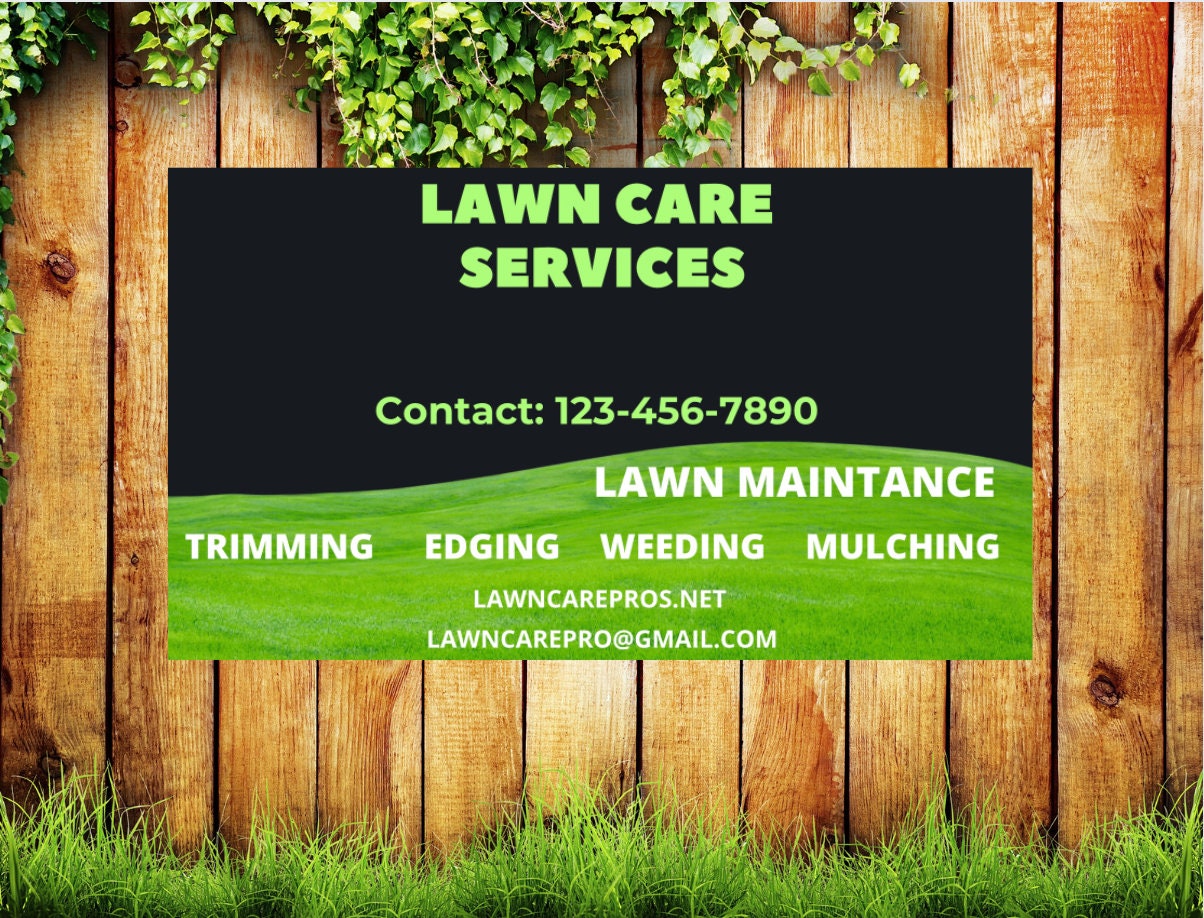 Lawn Service Business Cards Templates Lawn Service Business Cards Templates