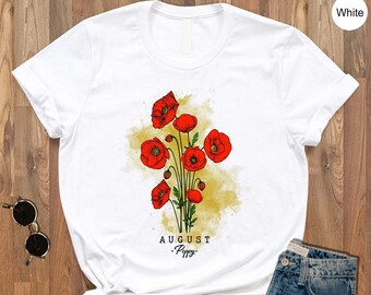 Poppy flower shirt Clearance