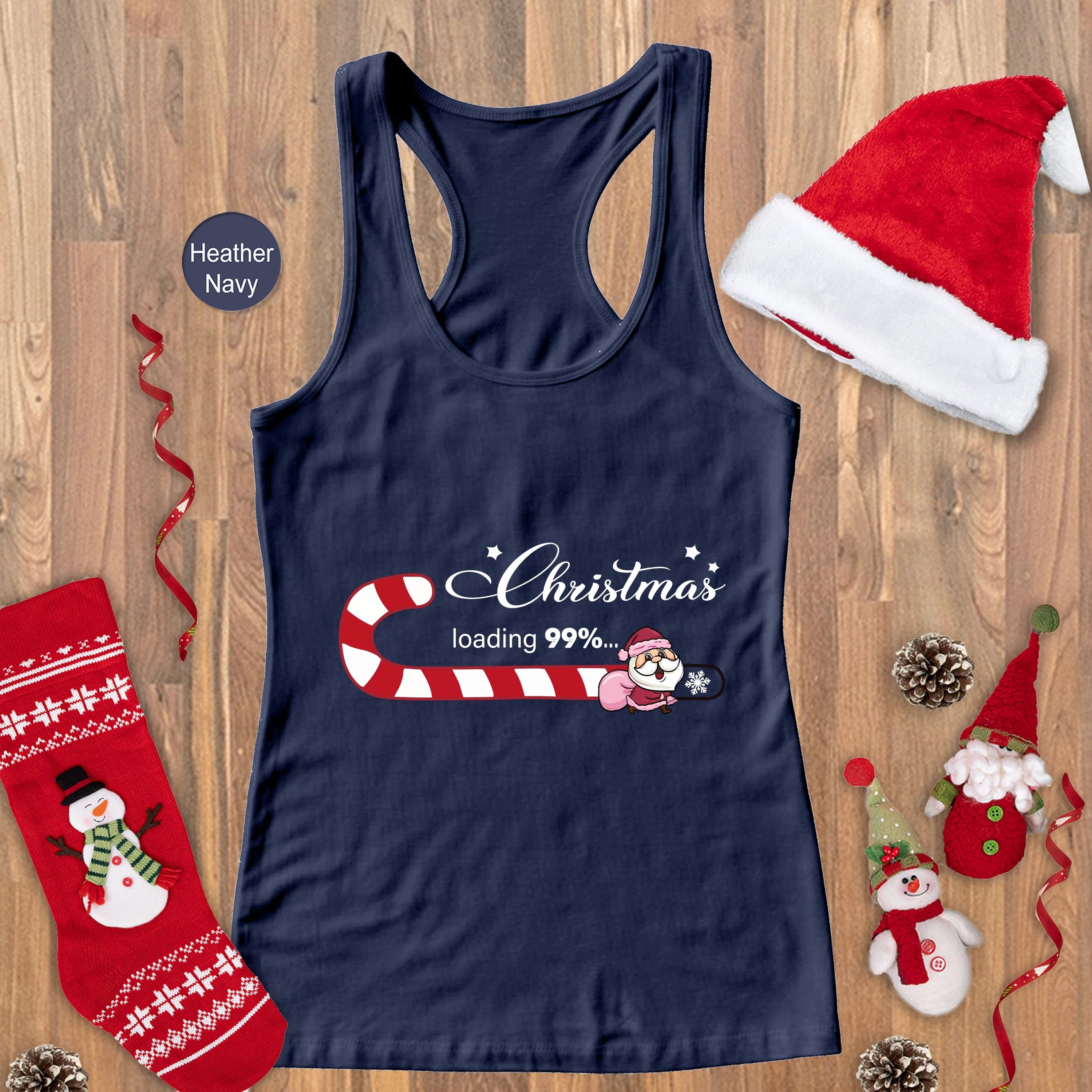 Discover Christmas Candy Cane Shirt, Funny Christmas Shirt, Christmas Santa Claus T-Shirt