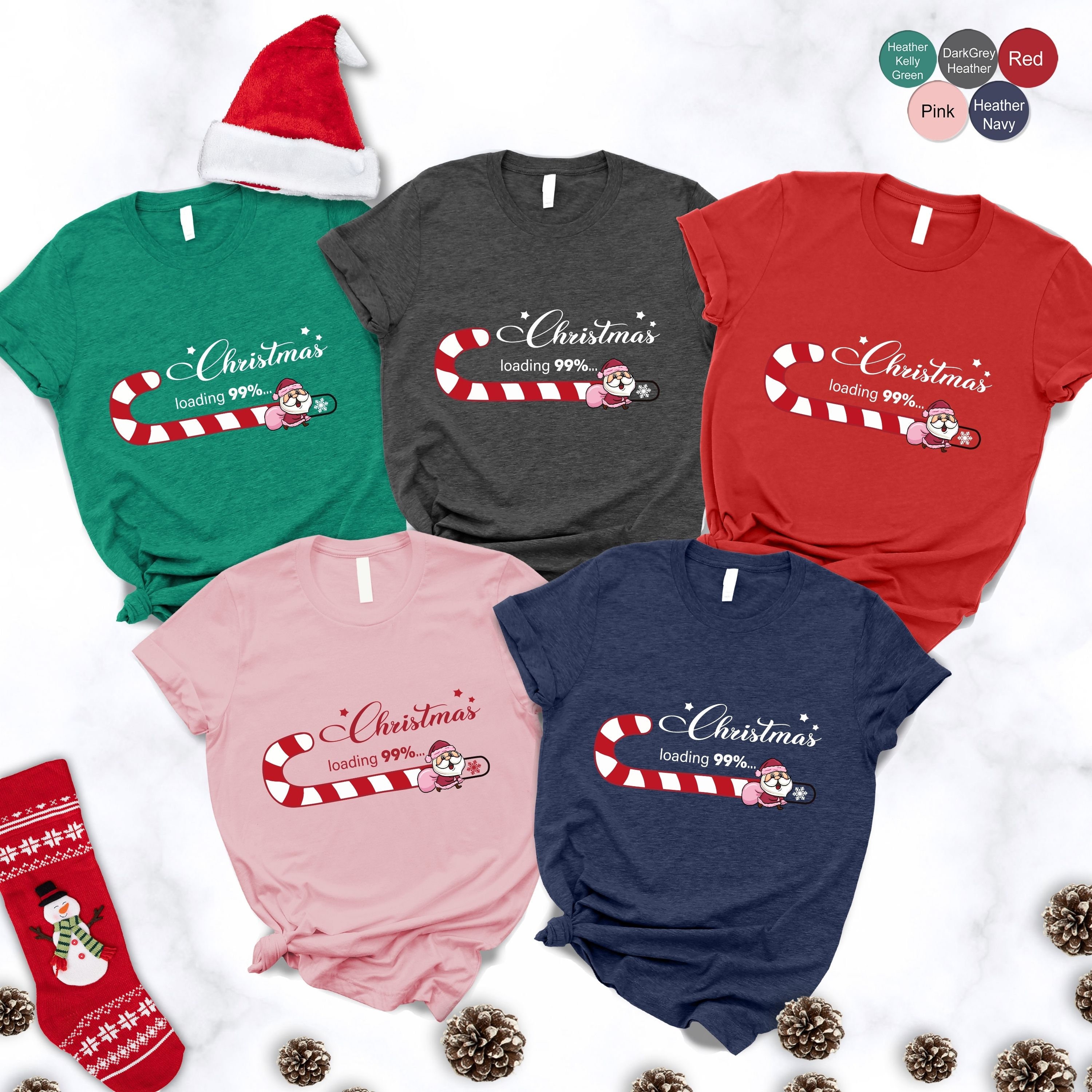 Discover Christmas Candy Cane Shirt, Funny Christmas Shirt, Christmas Santa Claus T-Shirt