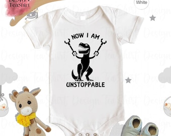 I Am Unstoppable Shirt, Dinosaur Shirt, Funny Shirt, Dinosaur Lover Tees, Gift for Kids, Family Shirt, Motivational Shirt, Sarcastic T Shirt