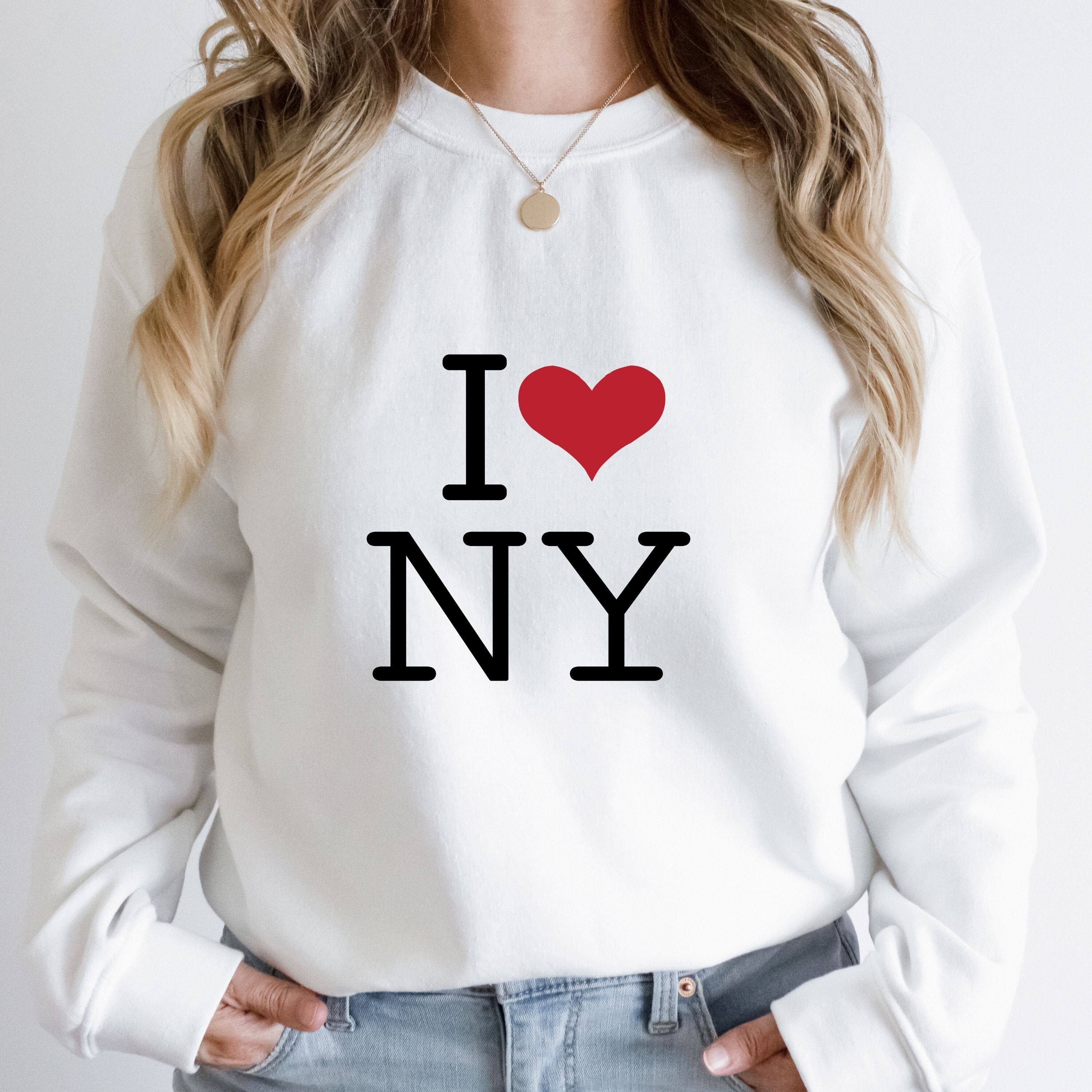 I Love New York Zip Up Hoodie Size Large Officially Licensed Product