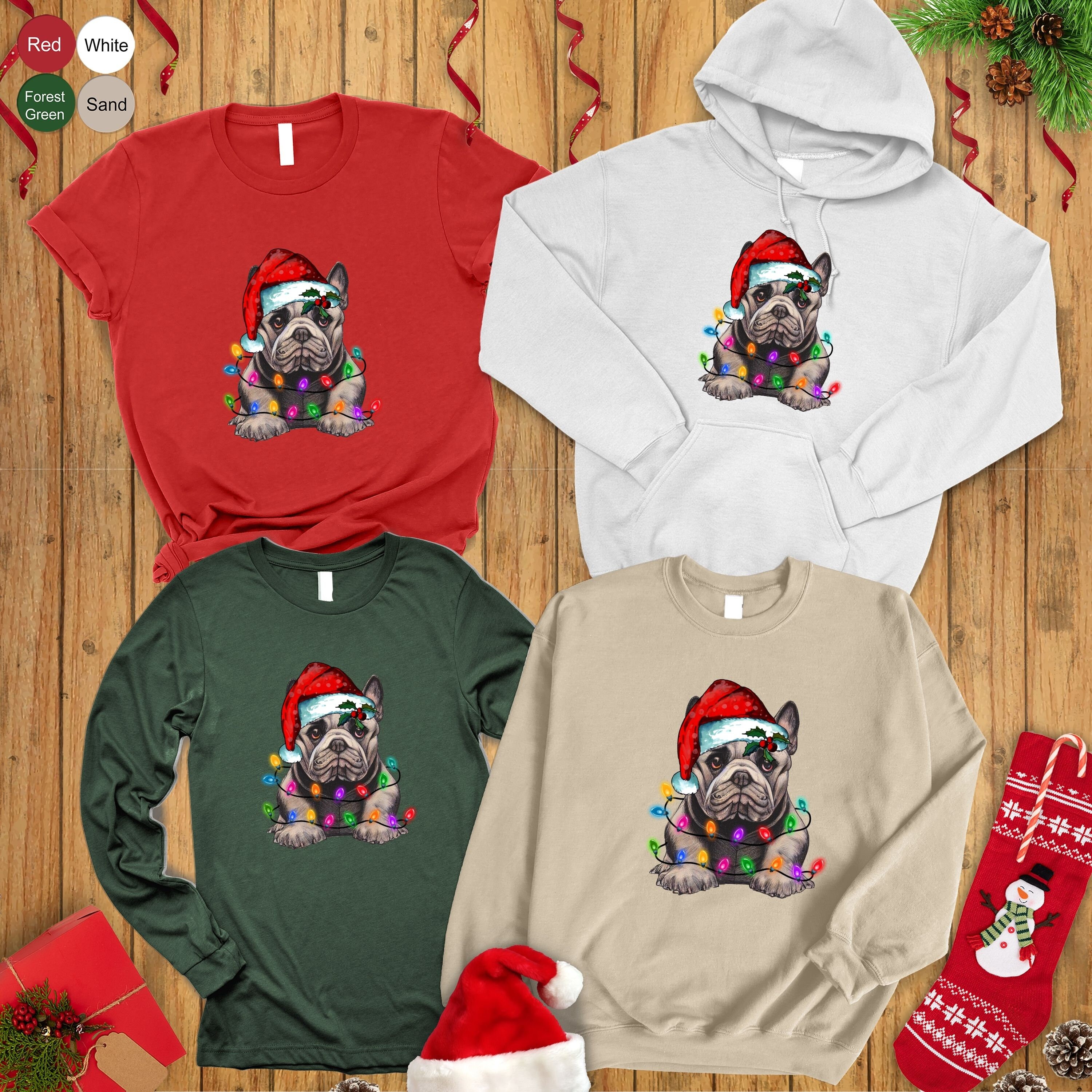 Discover French Bulldog Christmas Sweatshirt