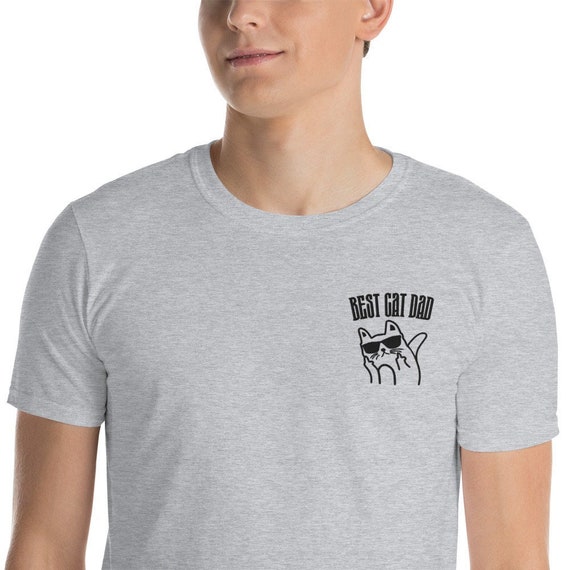 Embroidery Shirt Middle Finger Cat Best 