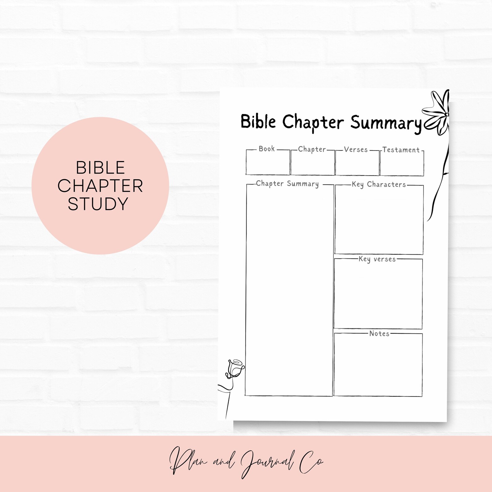 Printable Bible Study Bible Study Planner SOAP Study - Etsy